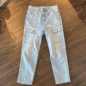 Stylish High Rise Light Blue Jeans